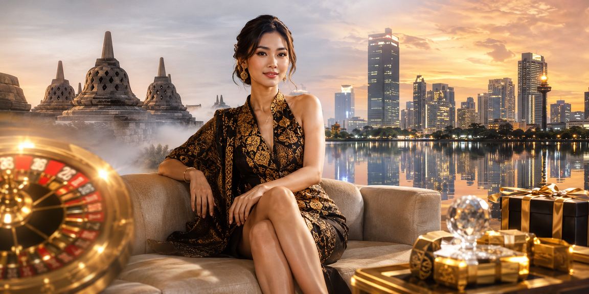 Model mengakses platform taruhan pgsoft melalui perangkat digital dengan tampilan roulette